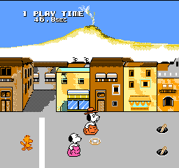 Snoopy's Silly Sports Spectacular! (USA) In game screenshot